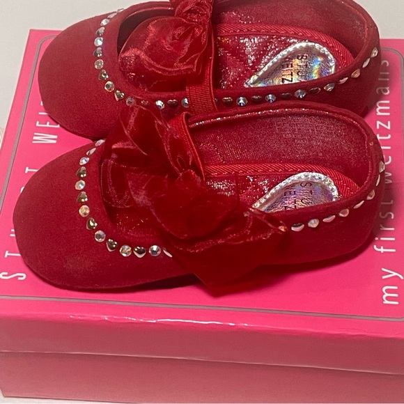 Stuart Weitzman Baby's Crib Shoes 'My First Weitzmans' Size 3 NWT - Picture 7 of 8